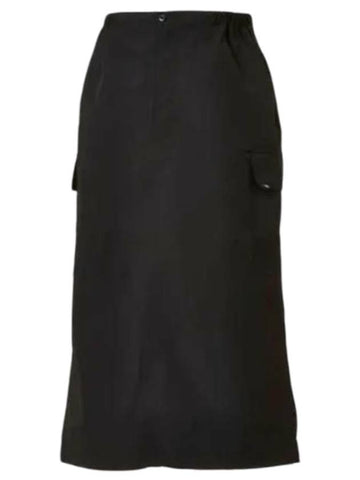 Riley Parachute Cargo H Line Skirt Black - VANS - BALAAN 1