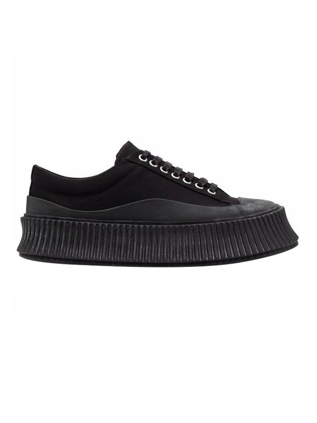 Platform Low Top Sneakers Black - JIL SANDER - BALAAN 1