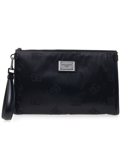 Metal Logo Strap Pouch Black - DOLCE&GABBANA - BALAAN 2