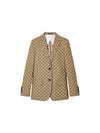 Interlocking G Jacket Beige Ebony - GUCCI - BALAAN 2