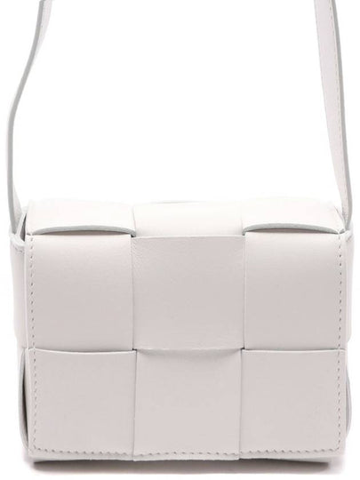 Intrecciato Cassette Small Cross Bag White - BOTTEGA VENETA - BALAAN 2