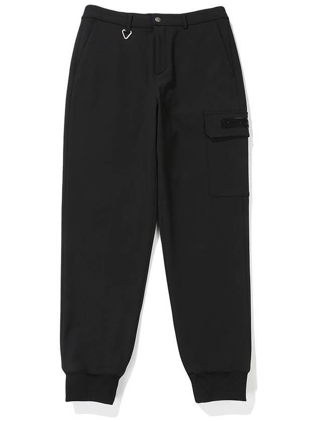 Brushed bonding pants BLACK MAN - MALBON GOLF - BALAAN 1