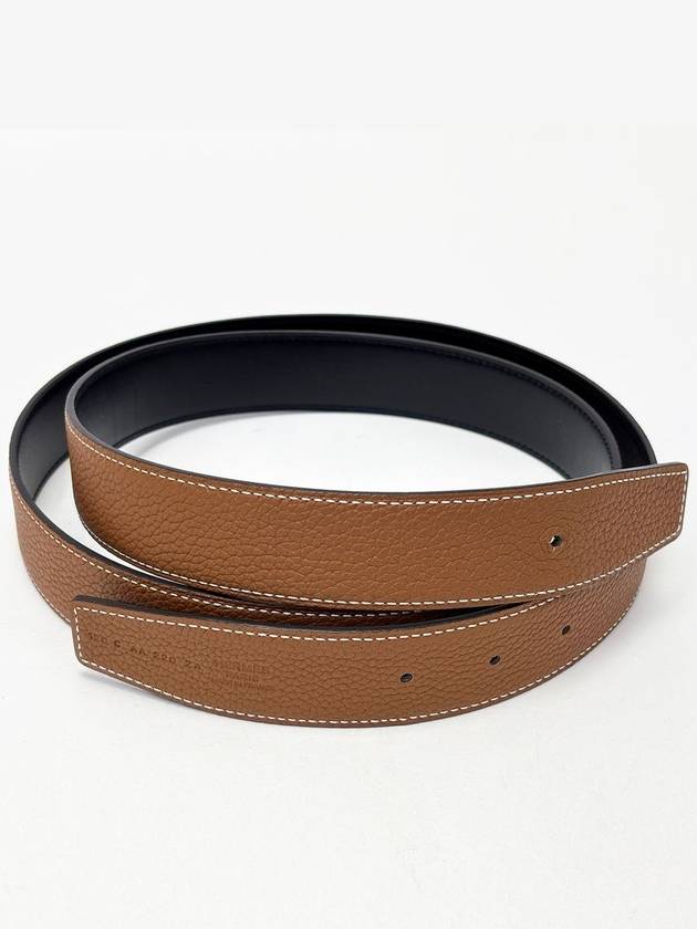 Silver H Constance Reversible Belt 3VHET22207 - HERMES - BALAAN 8