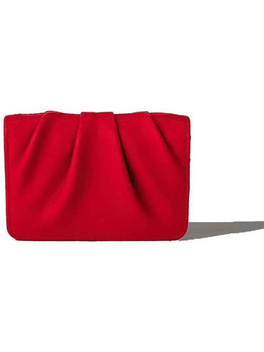 Dough Soft Leather Card Wallet Red - LE MASQUE - BALAAN 1