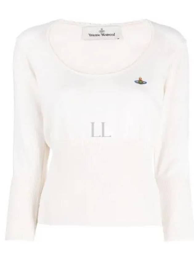 Cashmere Bebe Knit Top Cream - VIVIENNE WESTWOOD - BALAAN 2