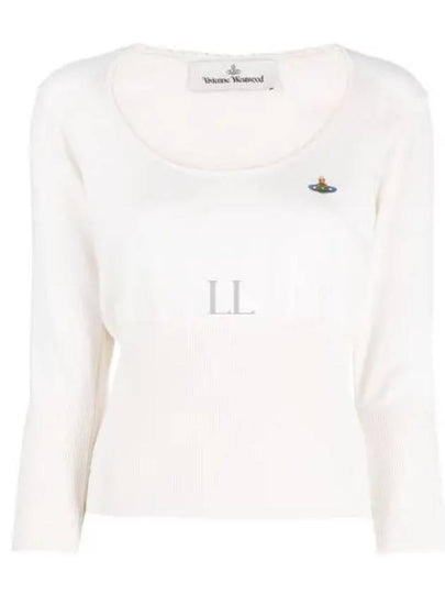 Cashmere Bebe Knit Top Cream - VIVIENNE WESTWOOD - BALAAN 2