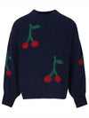 BC Cherry All Over Turtleneck Girls Knit B224AC119 411 - BOBO CHOSES - BALAAN 1