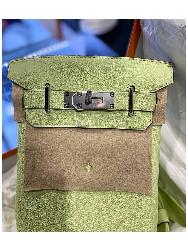 Kelly Hackado Cross Bag PM Vert Absinthe Silver Medal - HERMES - BALAAN 10