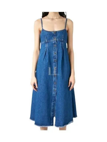 Malibu Denim Long Dress Stonewash Indigo - A.P.C. - BALAAN 2