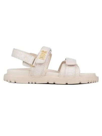 Dioract Cannage Calfskin Sandals Quartz Pink - DIOR - BALAAN 2