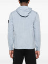 Wappen Old Effect Hooded Jacket Light Blue - STONE ISLAND - BALAAN 6