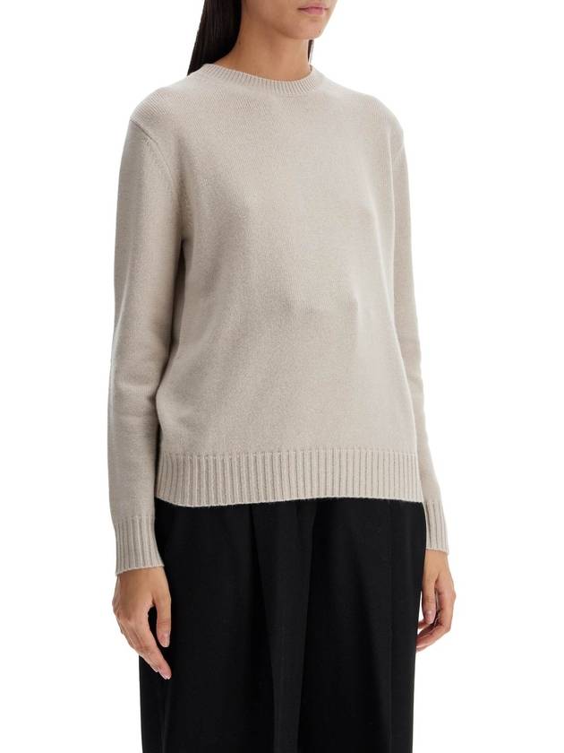 Viglio crew neck long sleeve knit top sand - MAX MARA - BALAAN 3