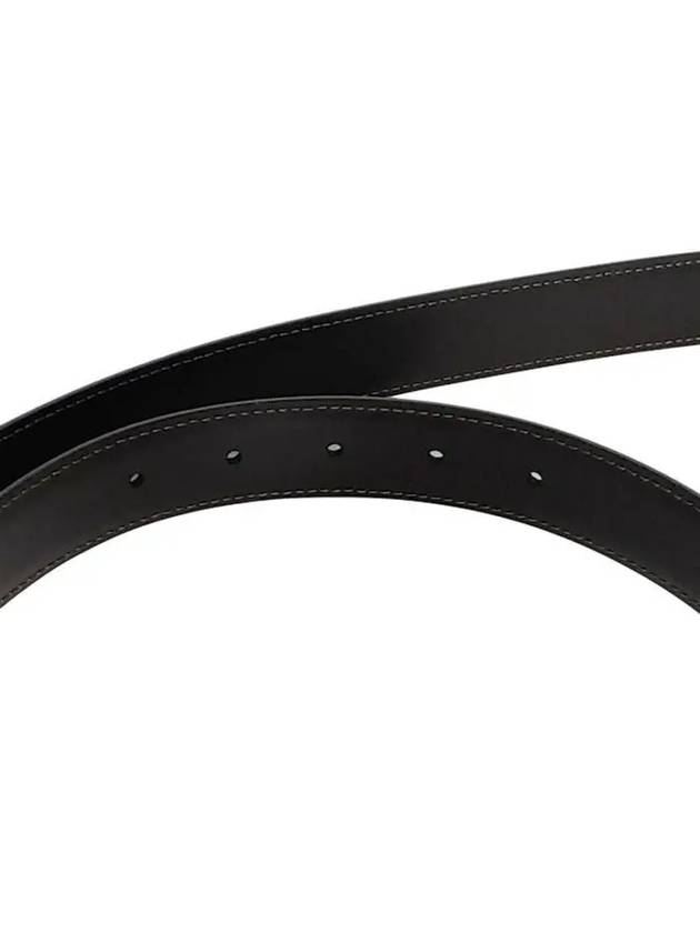 Men's Buckle 30mm Reversible Leather Belt Black Brown - MONTBLANC - BALAAN 6