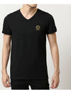 Men's Chest Medusa Logo Short Sleeve T-Shirt Black - VERSACE - BALAAN 2