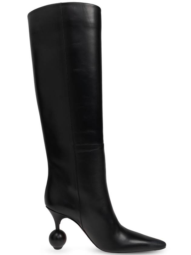 Jacquemus Leather Boots, Women's, Black - JACQUEMUS - BALAAN 3