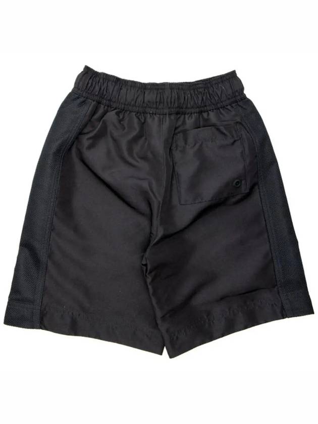 Kids Logo Patch Mesh Short Pants Black 8066649 - BURBERRY - BALAAN 3