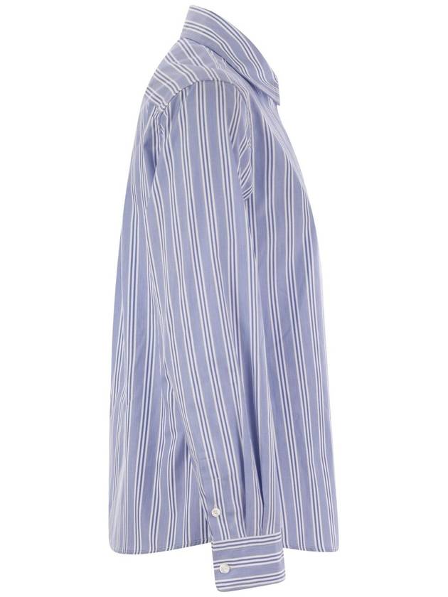 BAHAMAS - Striped cotton poplin shirt - WEEKEND MAX MARA - BALAAN 3