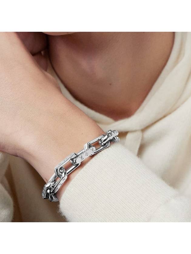 Monogram Chain Bracelet Silver - LOUIS VUITTON - BALAAN 3