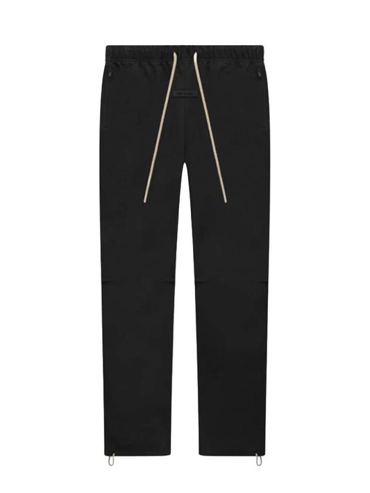 Relaxed Logo Patch Track Pants Black - FEAR OF GOD ESSENTIALS - BALAAN 1