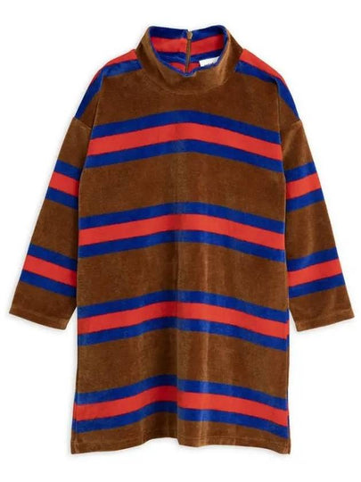 Kids velvet striped dress 19750137 16 - MINI RODINI - BALAAN 2