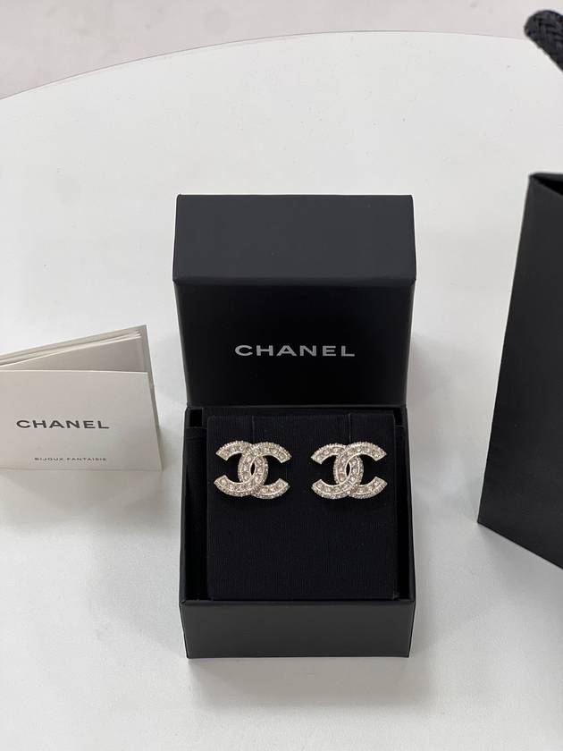 Metal Earrings Diamantes & Gold Crystal - CHANEL - BALAAN 6