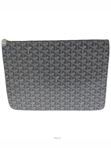 Senna gray clutch bag MGM - GOYARD - BALAAN 1