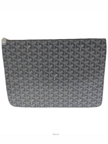 Senna gray clutch bag MGM - GOYARD - BALAAN 1