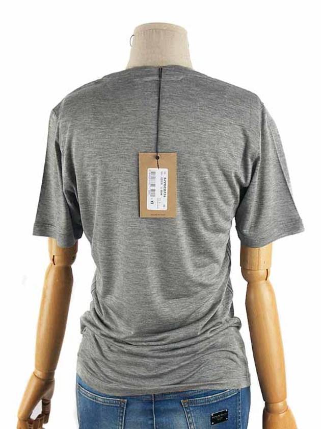 Modal Cashmere Short Sleeve T-Shirt Grey - DSQUARED2 - BALAAN 4