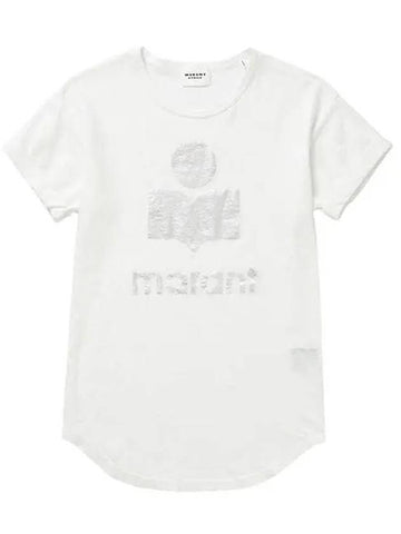 Short Sleeve T Shirt Coldy TS0004FA A1N10E 20WH - ISABEL MARANT - BALAAN 1