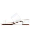 Low Mules White - MAISON MARGIELA - BALAAN.