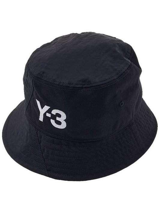 Classic Embroidered Logo Bucket Hat Black - Y-3 - BALAAN 2