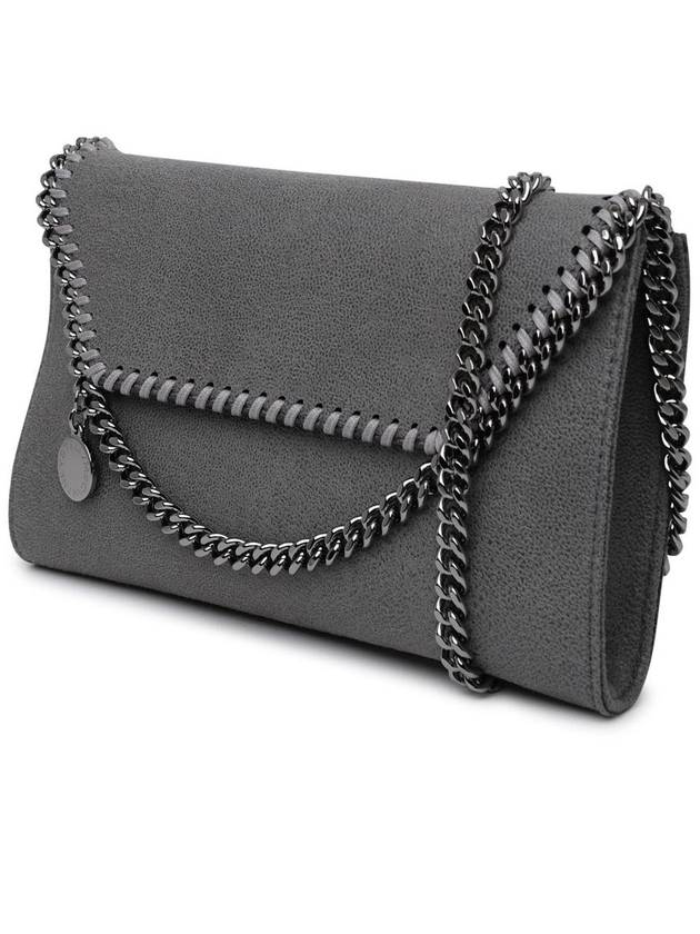 silver Falabella mini shoulder bag light gray - STELLA MCCARTNEY - BALAAN 3