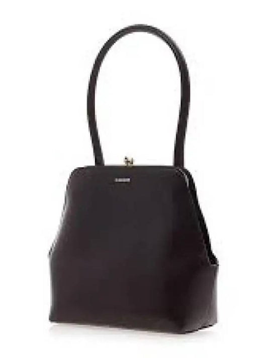 Goji Medium Leather Shoulder Bag Brown - JIL SANDER - BALAAN 2