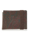 Paisley Card Wallet Brown - ETRO - BALAAN 1