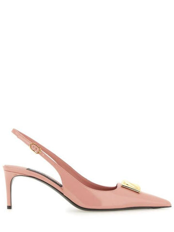 Dolce & Gabbana Leather Slingback - DOLCE&GABBANA - BALAAN 1