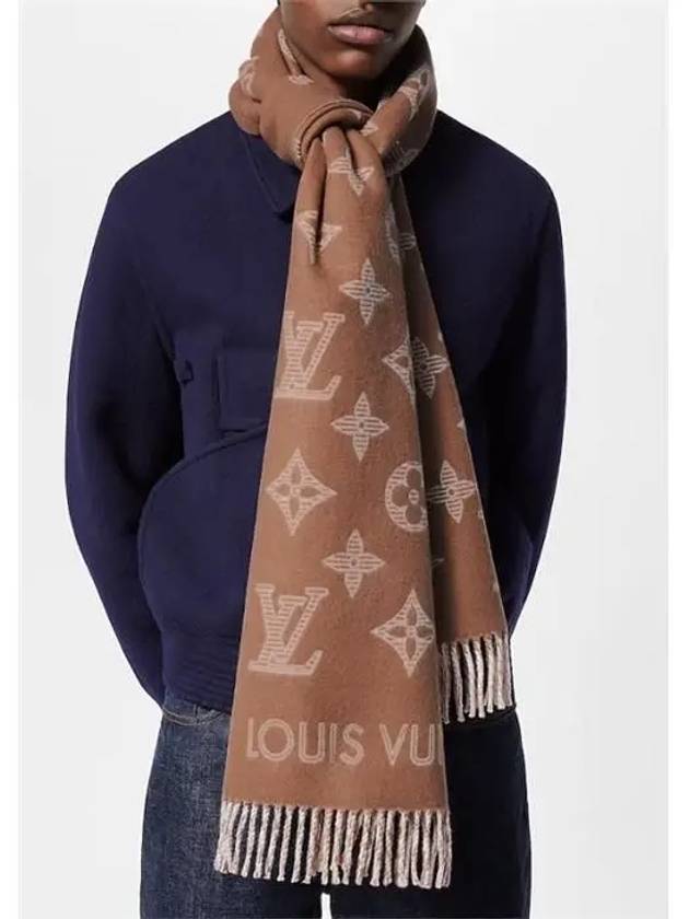 Monogram Shadow Scarf Noisette - LOUIS VUITTON - BALAAN 7