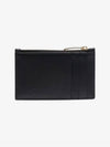 Intrecciato Zipper Card Wallet Black - BOTTEGA VENETA - BALAAN 3