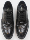 Brushed Leather Wingtip Derby Shoes Black 2EG015 - PRADA - BALAAN 4