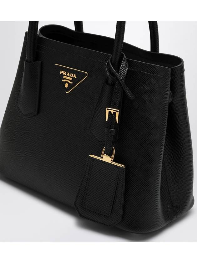 Double Saffiano leather mini bag - PRADA - BALAAN 4