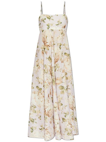 Zimmermann Dress With Floral Pattern, Women's, Purple - ZIMMERMANN - BALAAN 1