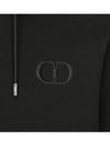 CD Icon Signature Hooded Sweatshirt Black 113J698A0531 999 - DIOR - BALAAN 3