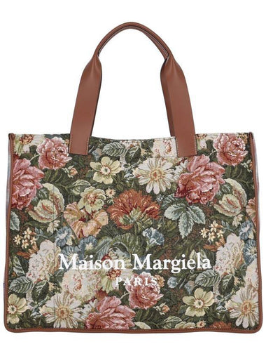 Cabas Large Tote Bag Green Floral - MAISON MARGIELA - BALAAN 1