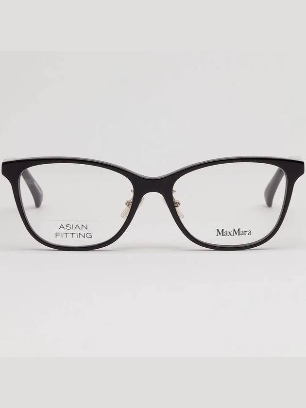 Glasses frame MM5042D 001 men women horn rim Asian fit - MAX MARA - BALAAN 3