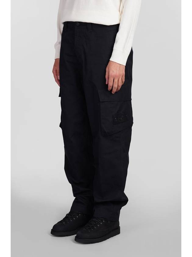 Compass Badge Straight Pants Black - STONE ISLAND - BALAAN 5