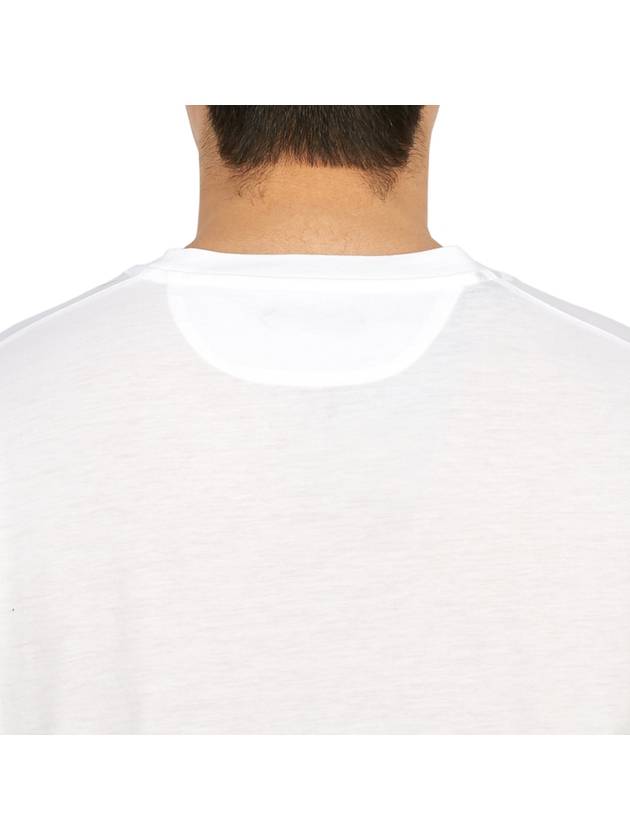 Embroidered Logo Lyocell Cotton Blend Jersey Long Sleeve T-Shirt White - TOM FORD - BALAAN 10