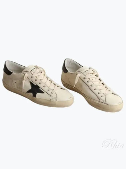 Superstar Beige Night Blue Heel Tab Sneakers - GOLDEN GOOSE - BALAAN 2