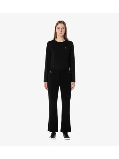 Women s Bootcut Pants Black - LACOSTE - BALAAN 1