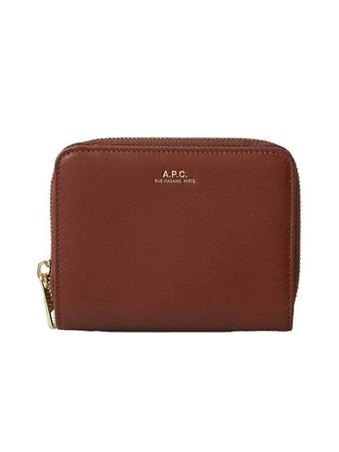 Emmanuel Compact Half Wallet Brown - A.P.C. - BALAAN 1