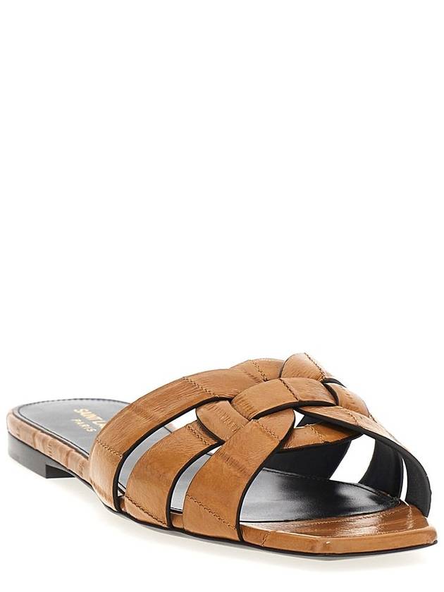 Sandals 748576 0WX00 9708 BRAVE BEIGE - SAINT LAURENT - BALAAN 3