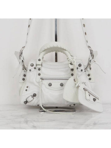 Crocker Neo Cagol Bag XS 700940 White - BALENCIAGA - BALAAN 1